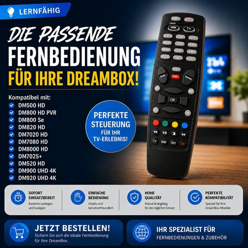 Dreambox fernbedienung inkl - dreambox,